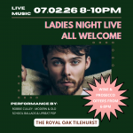 *Live Music* Ladies Night Live – All Welcome